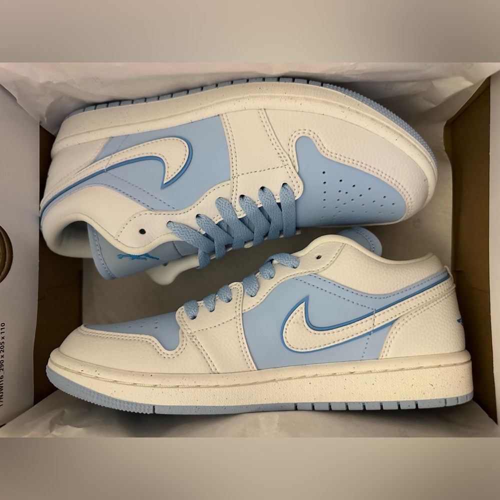 🩵 Nike Air Jordan 1 Low - Ice Blue 🩵